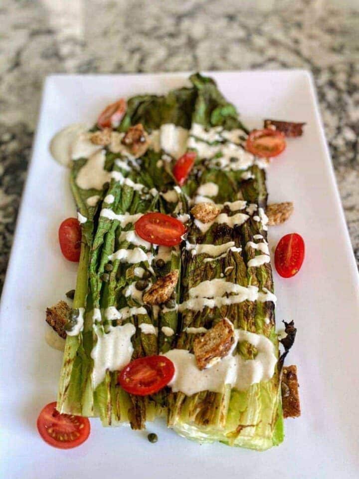 Grilled Caesar Salad