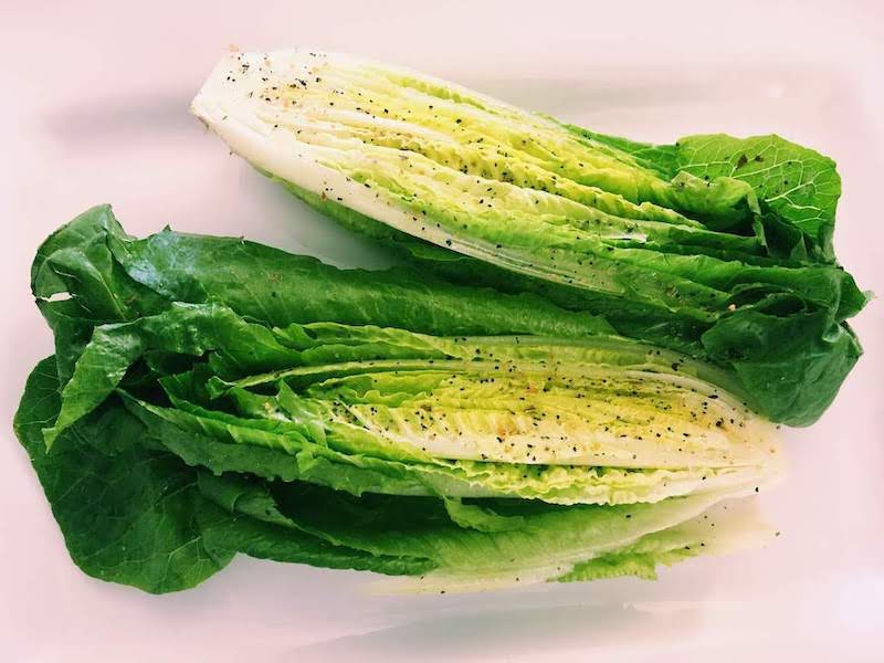 Romaine Lettuce Grilled Caesar Salad