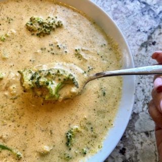 vegan cream of broccoli soup