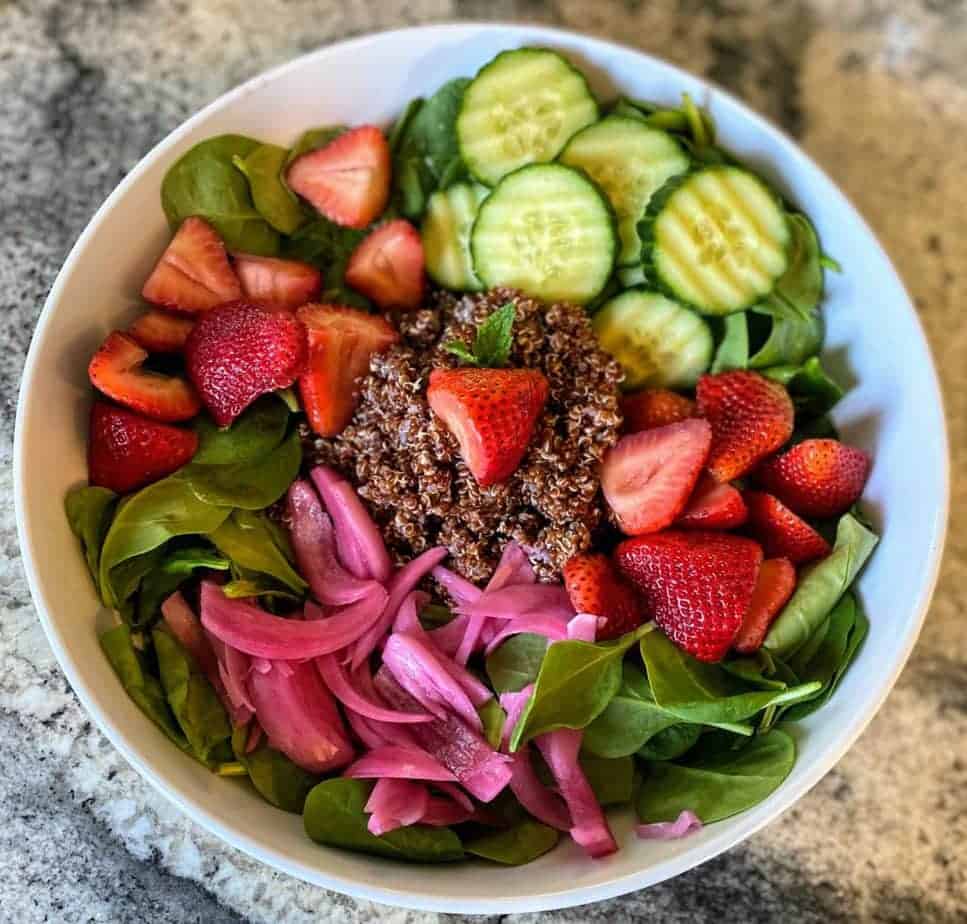 Spinach Strawberry Salad Recipe