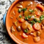 Mushroom Stew close up
