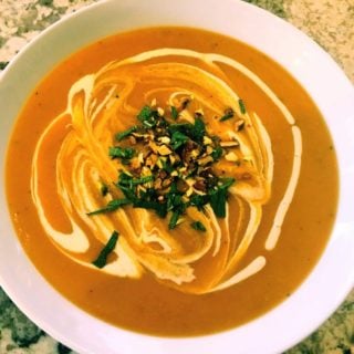 Butternut squash soup recipe
