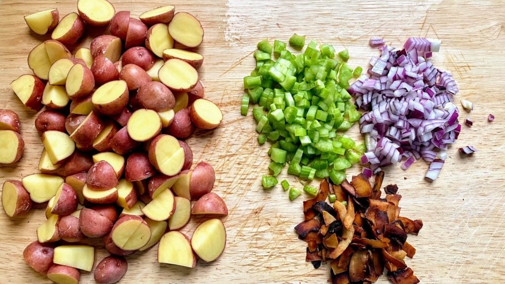German Potato Salad Ingredients
