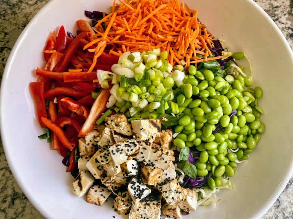 Asian Salad with Peanut Dressing