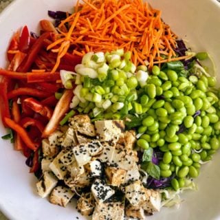 Asian Salad with Peanut Dressing