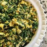 baking vegan spinach artichoke dip