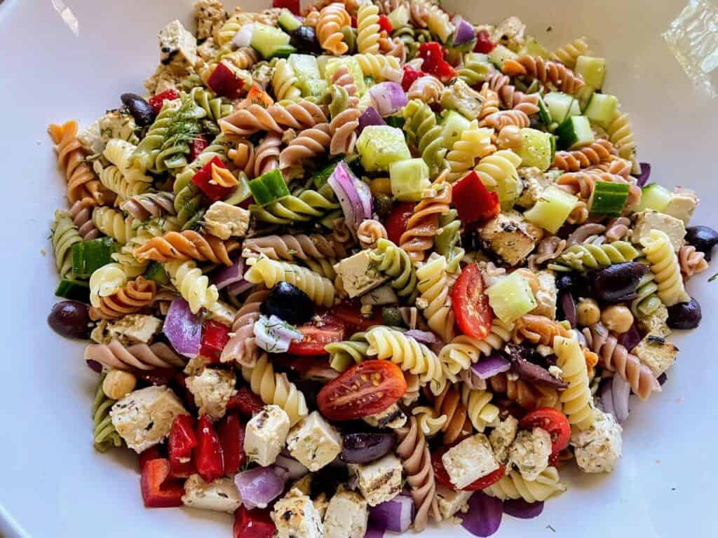 Healthy Greek Pasta Salad Recipe