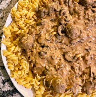 Vegan Mushroom Stroganoff