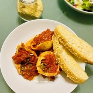 veggie stuffed shells