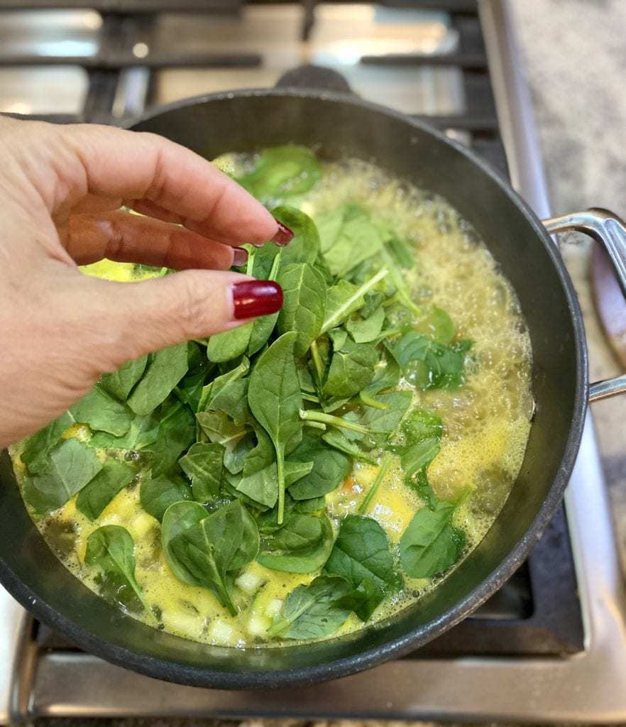 add spinach