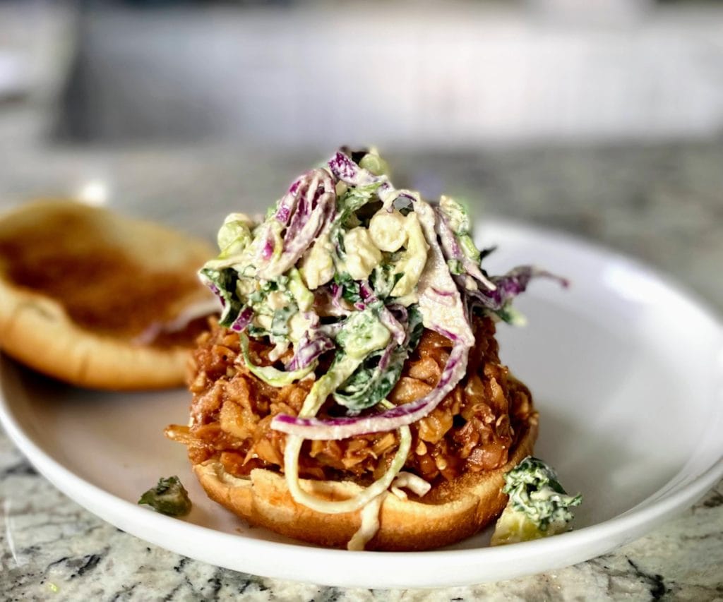 BBQ jackfruit Sandwich