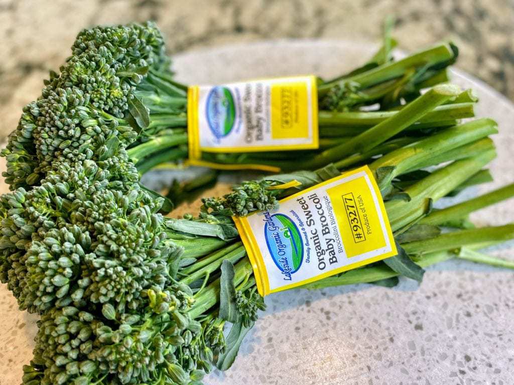 Organic broccolini