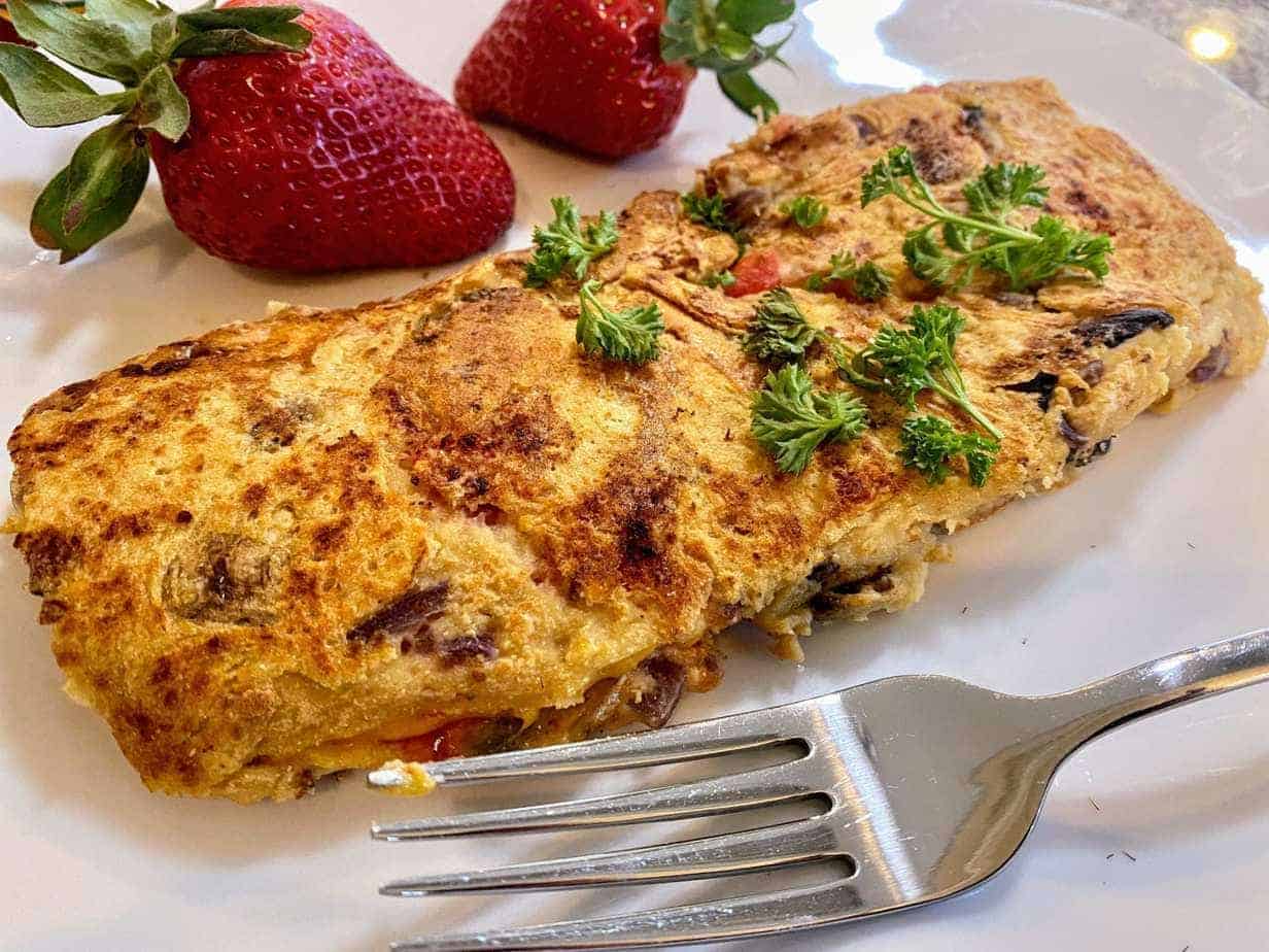chickpea omelette