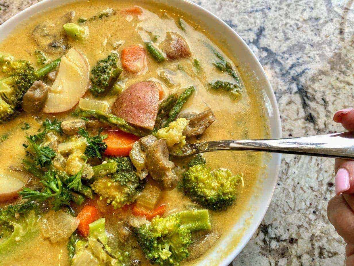 Creamy Vegetable Soup-image