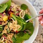 Spinach Pasta Salad Recipe