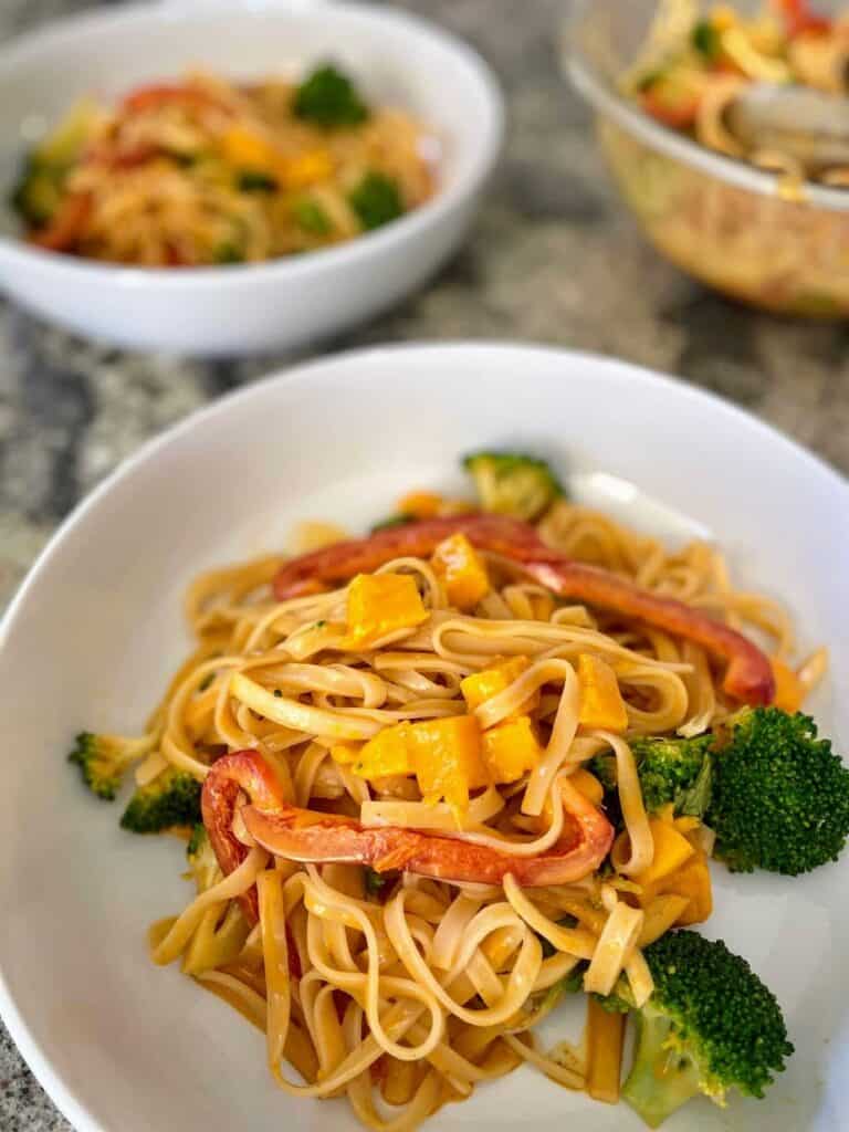 Peanut noodle salad recipe