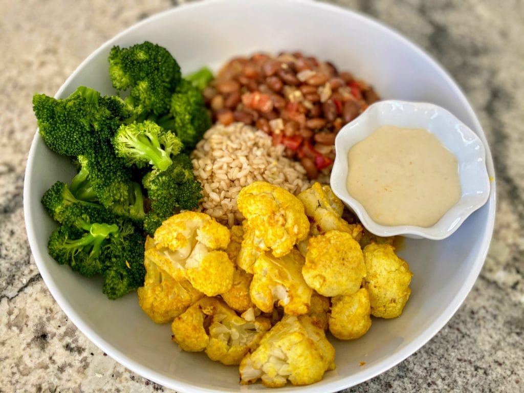 Tandoori Cauliflower Served