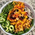 grilled peach salad recipe