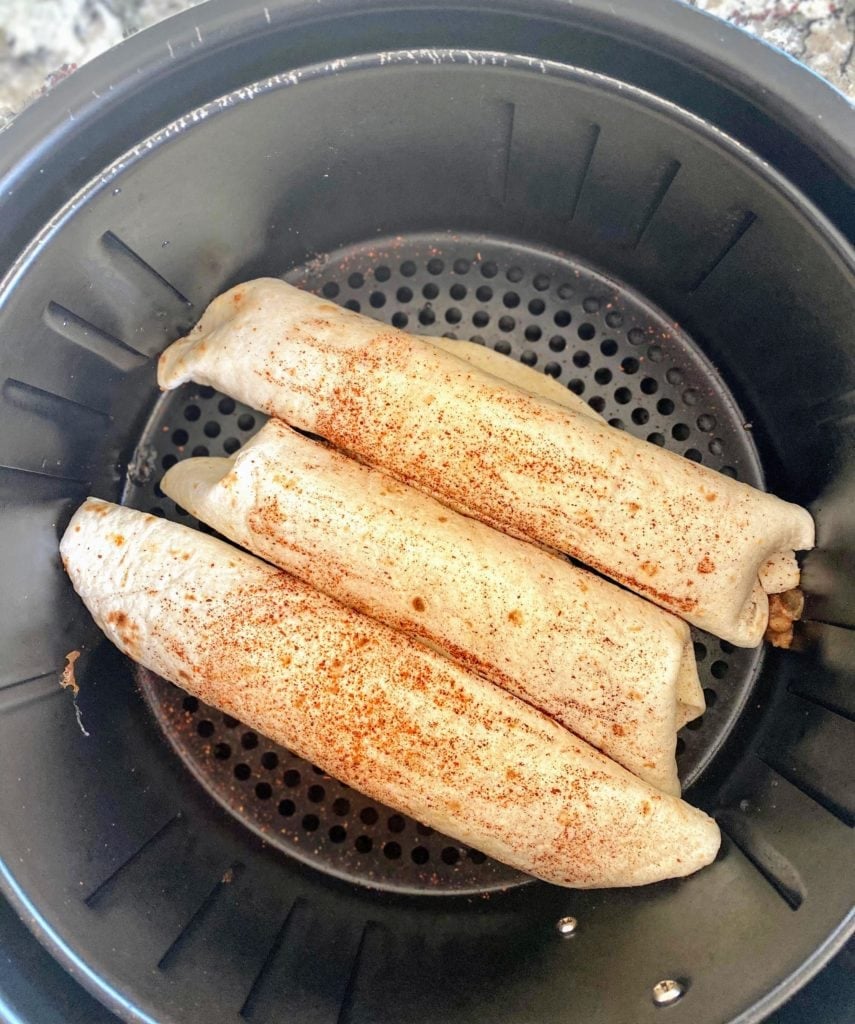 air-fried taquitos