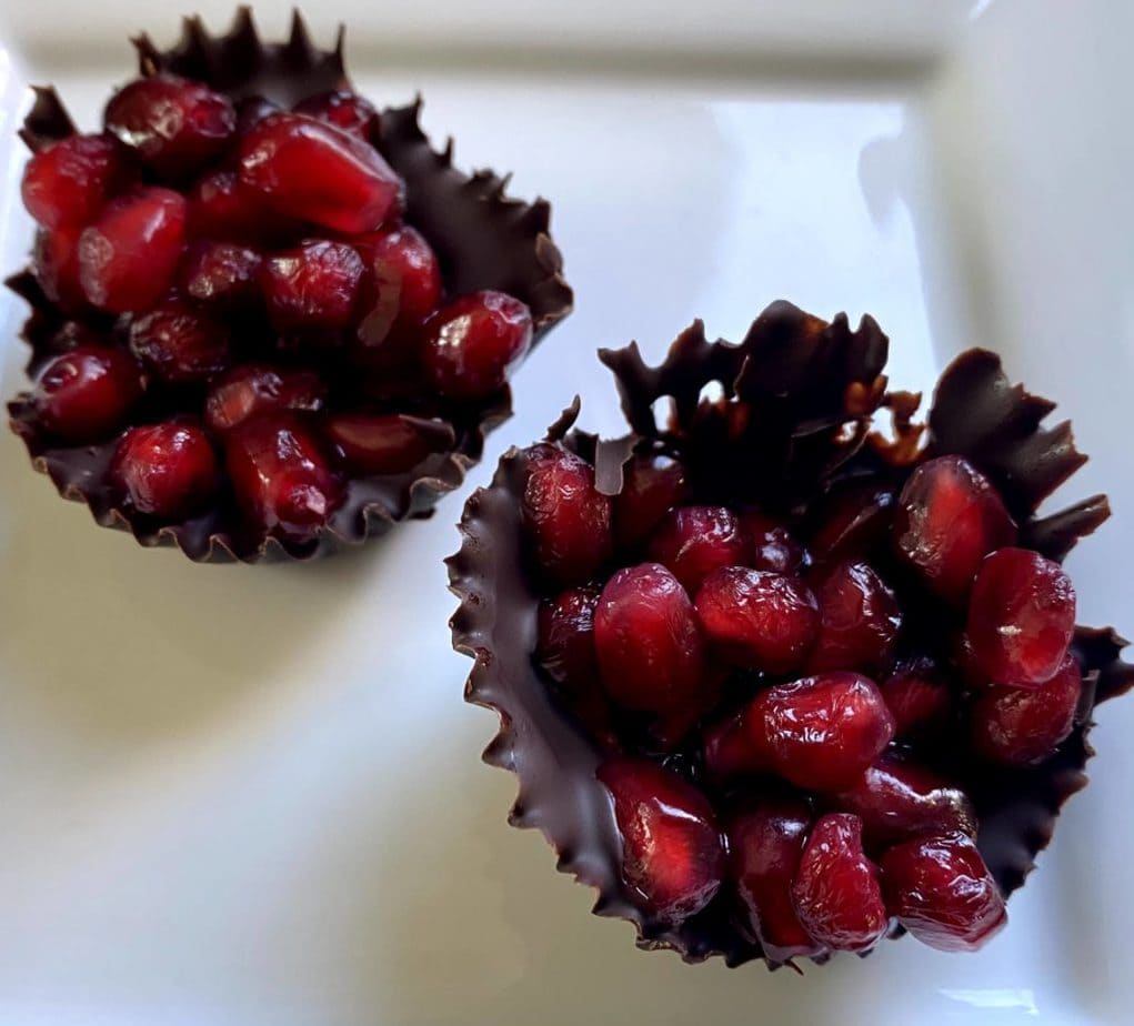 pomegrante chocolates