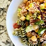 chickpea pasta salad