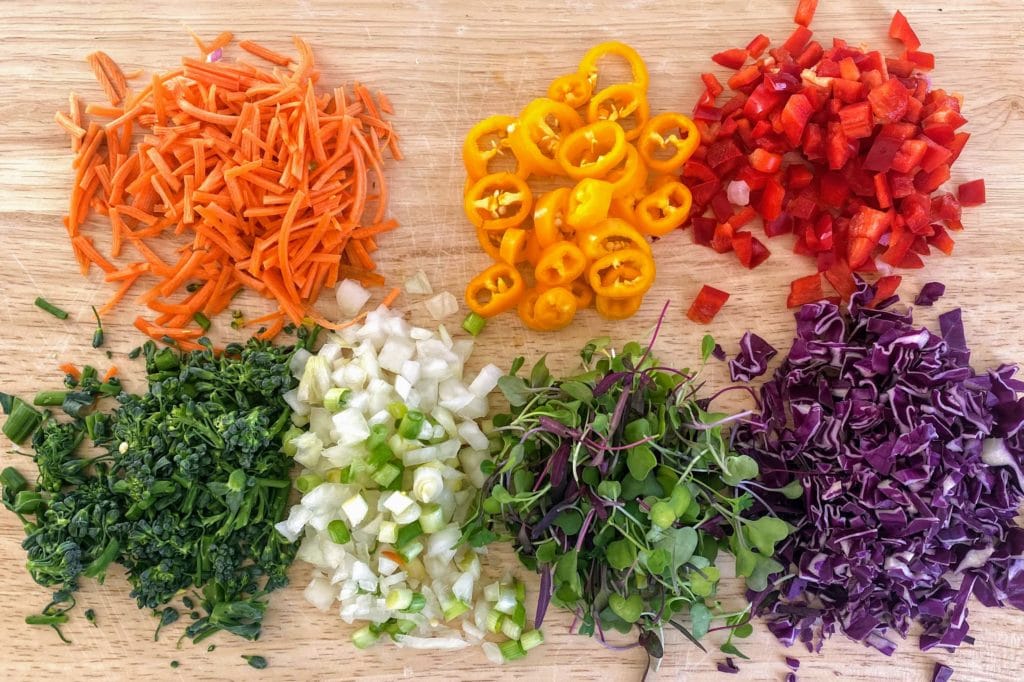 vegetable pizza toppings