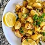 Greek Potatoes Close up
