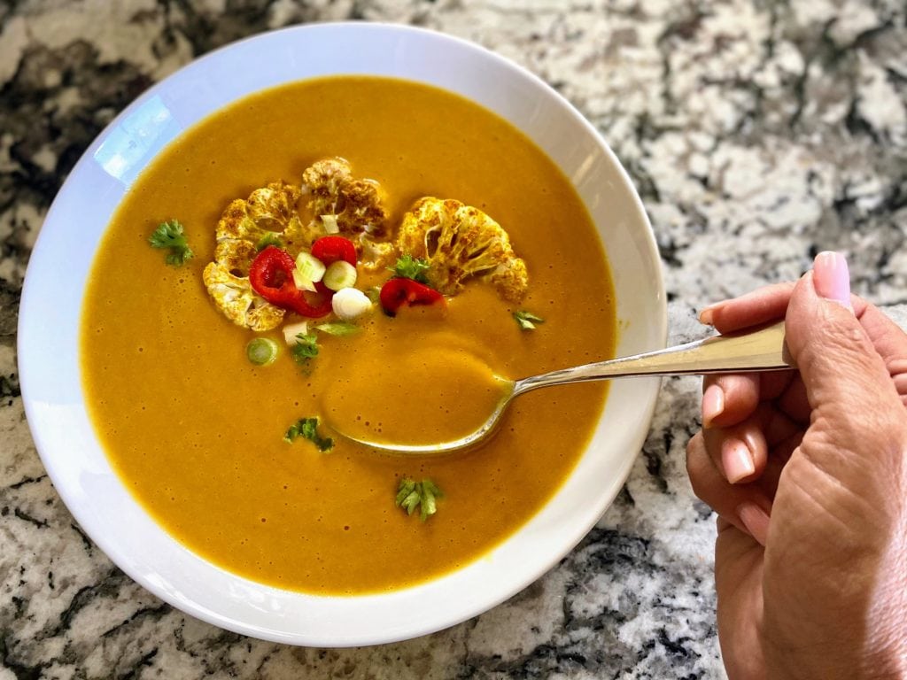 curried cauliflower soup