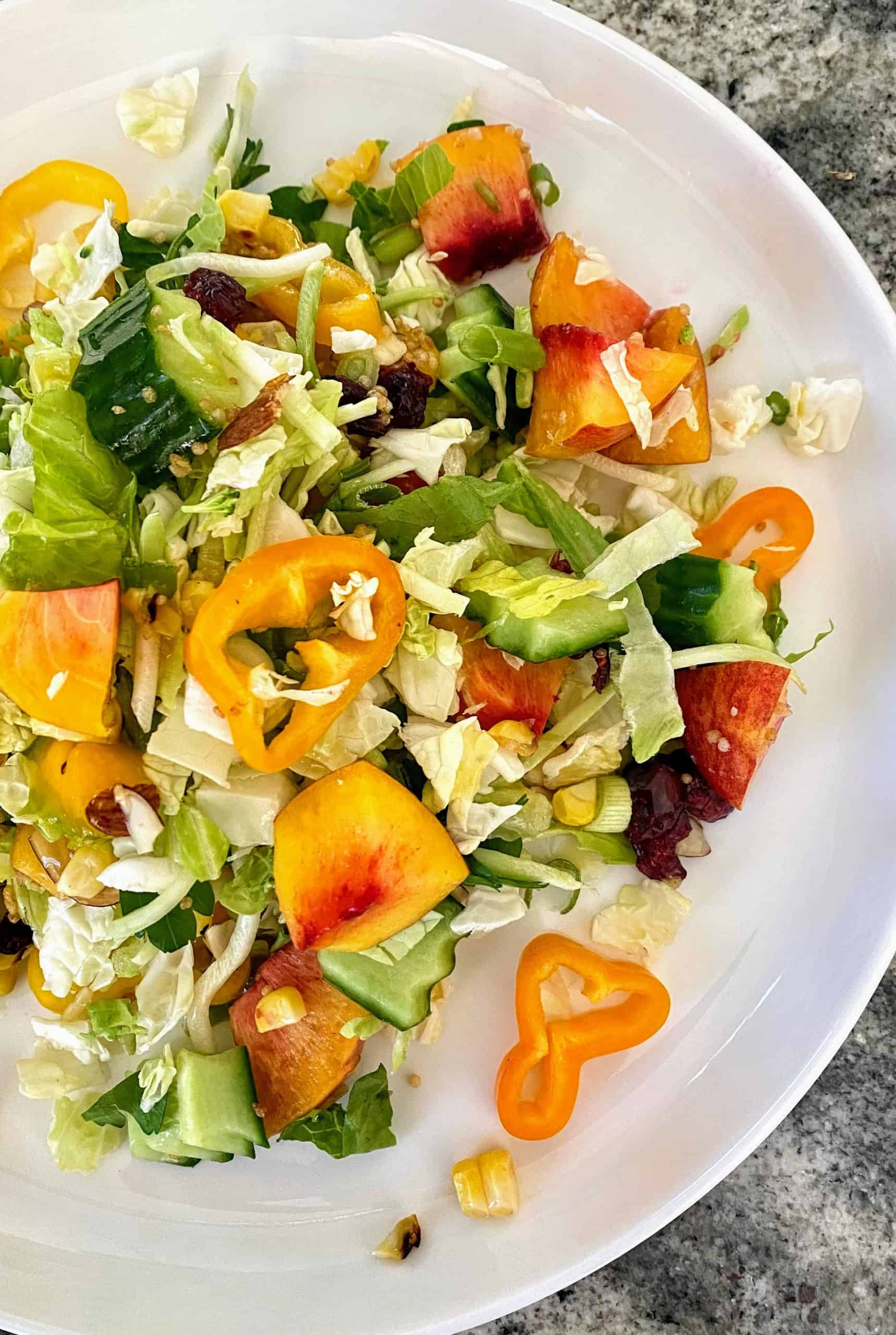 Nectarine Salad Kathy's Vegan Kitchen