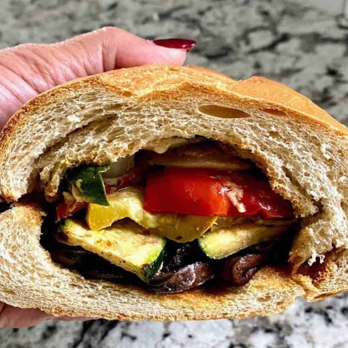 Portobello Mushroom Sandwich