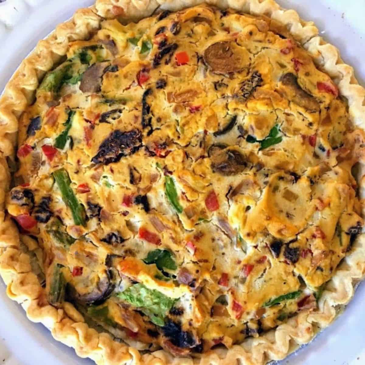 Vegan Mediterranean Quiche