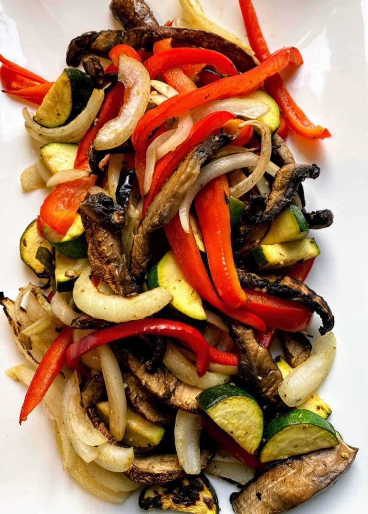 Vegan Fajitas Recipe Vegan Fajitas on a Plate