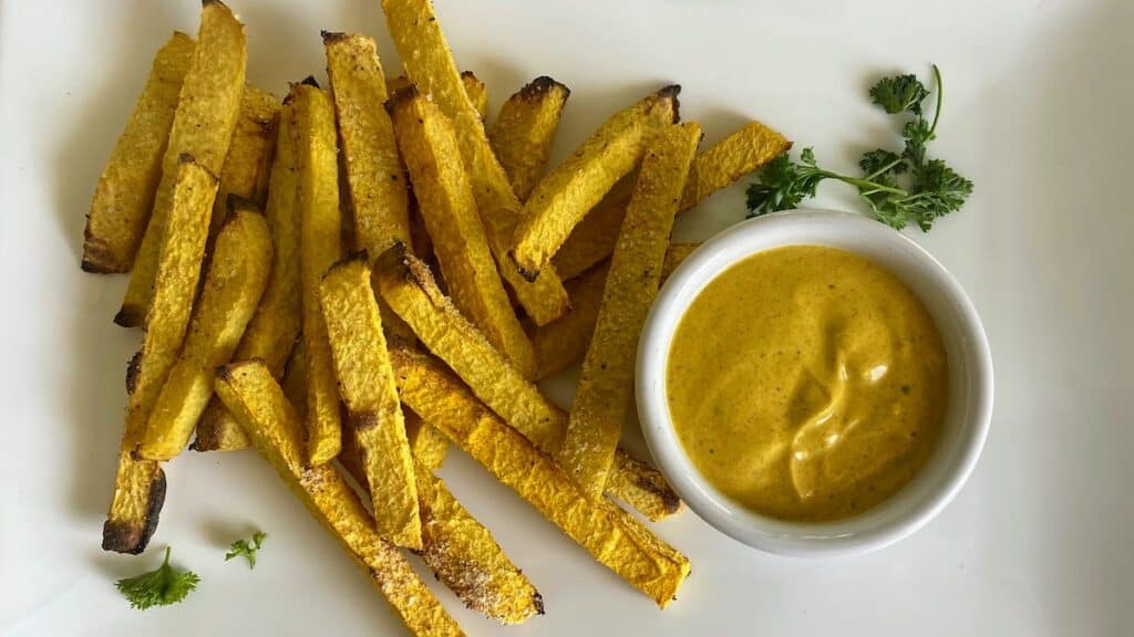 Jicama Fries Kathy's Vegan Kitchen