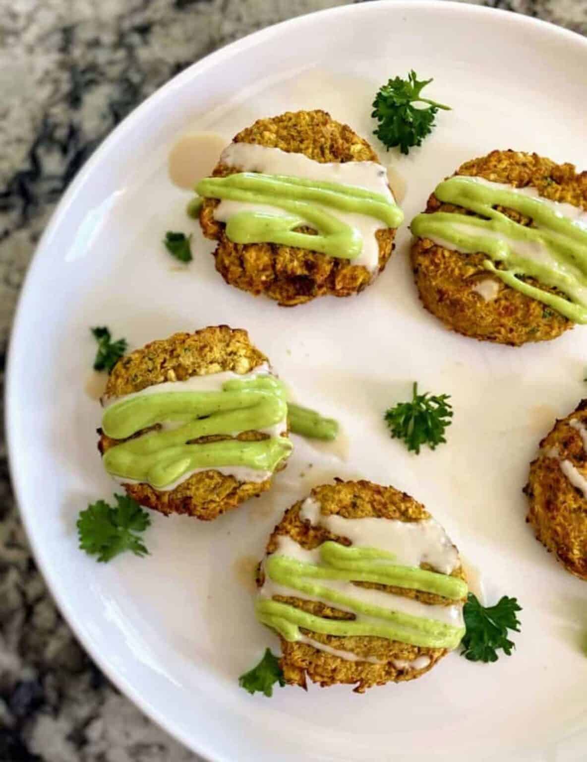 Chickpea Fritters Kathy's Vegan Kitchen