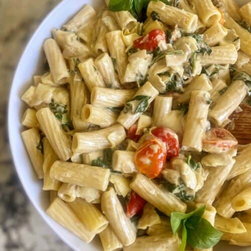 Vegan Spinach Artichoke Pasta Recipe Kathy's Vegan Kitchen