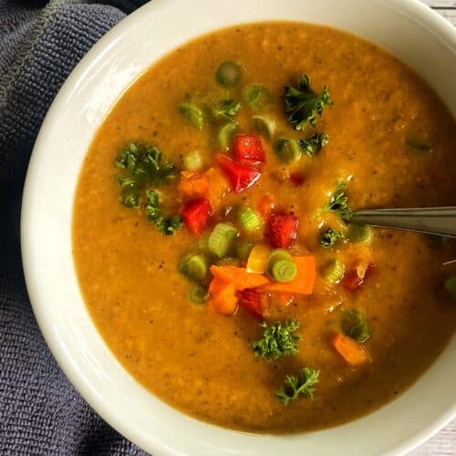 Roasted Vegetable Soup Kathy's Vegan Kitchen