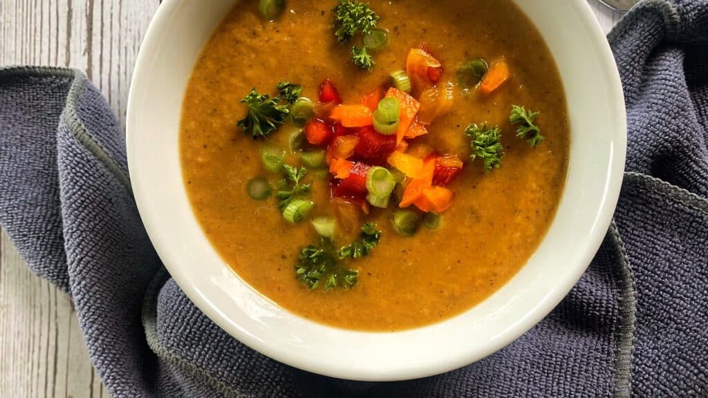 Roasted Vegetable Soup Kathy's Vegan Kitchen