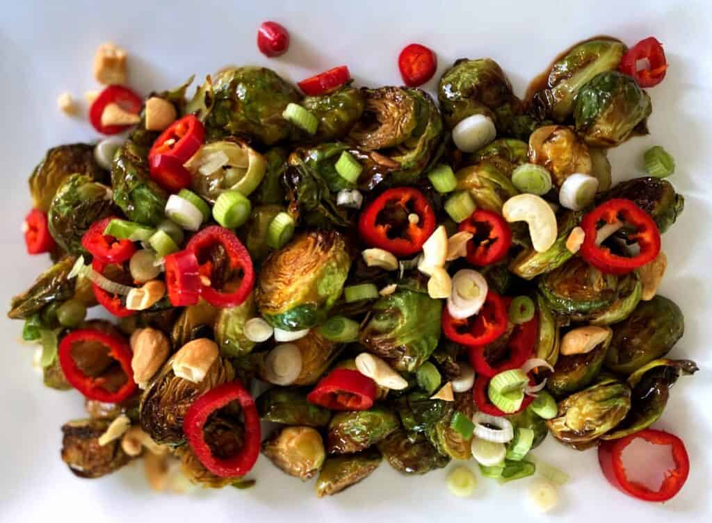 Asian Brussel Sprouts Kathy's Vegan Kitchen