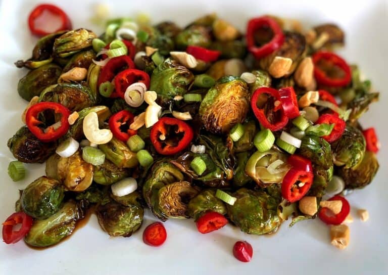 Asian Brussel Sprouts Kathy's Vegan Kitchen