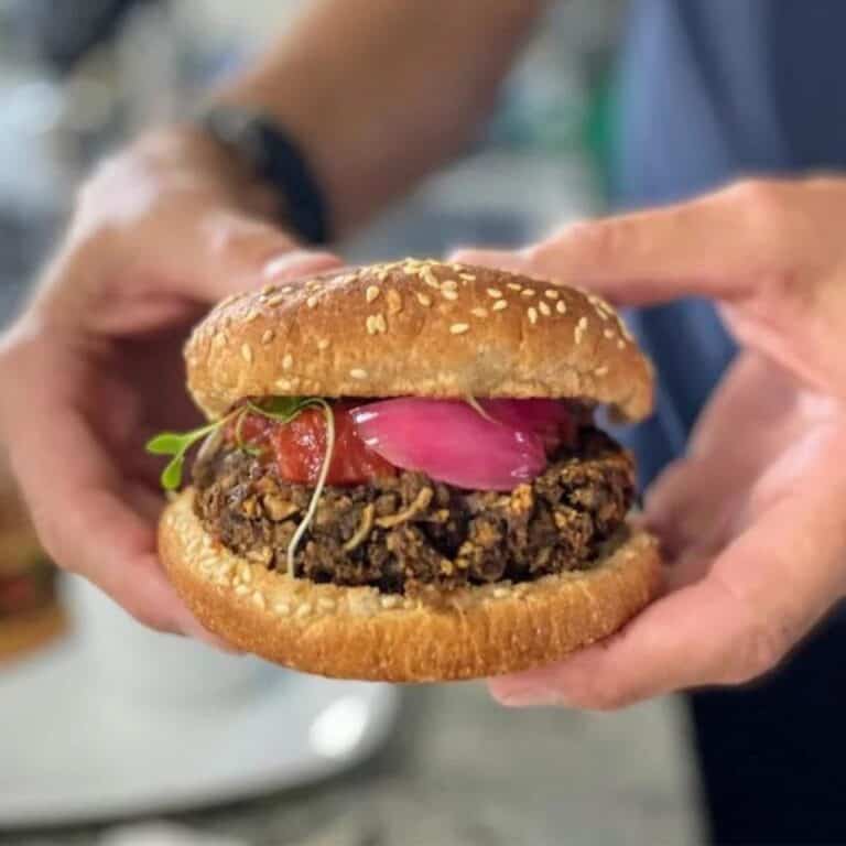 The Best Lentil Burger Recipe Kathy's Vegan Kitchen