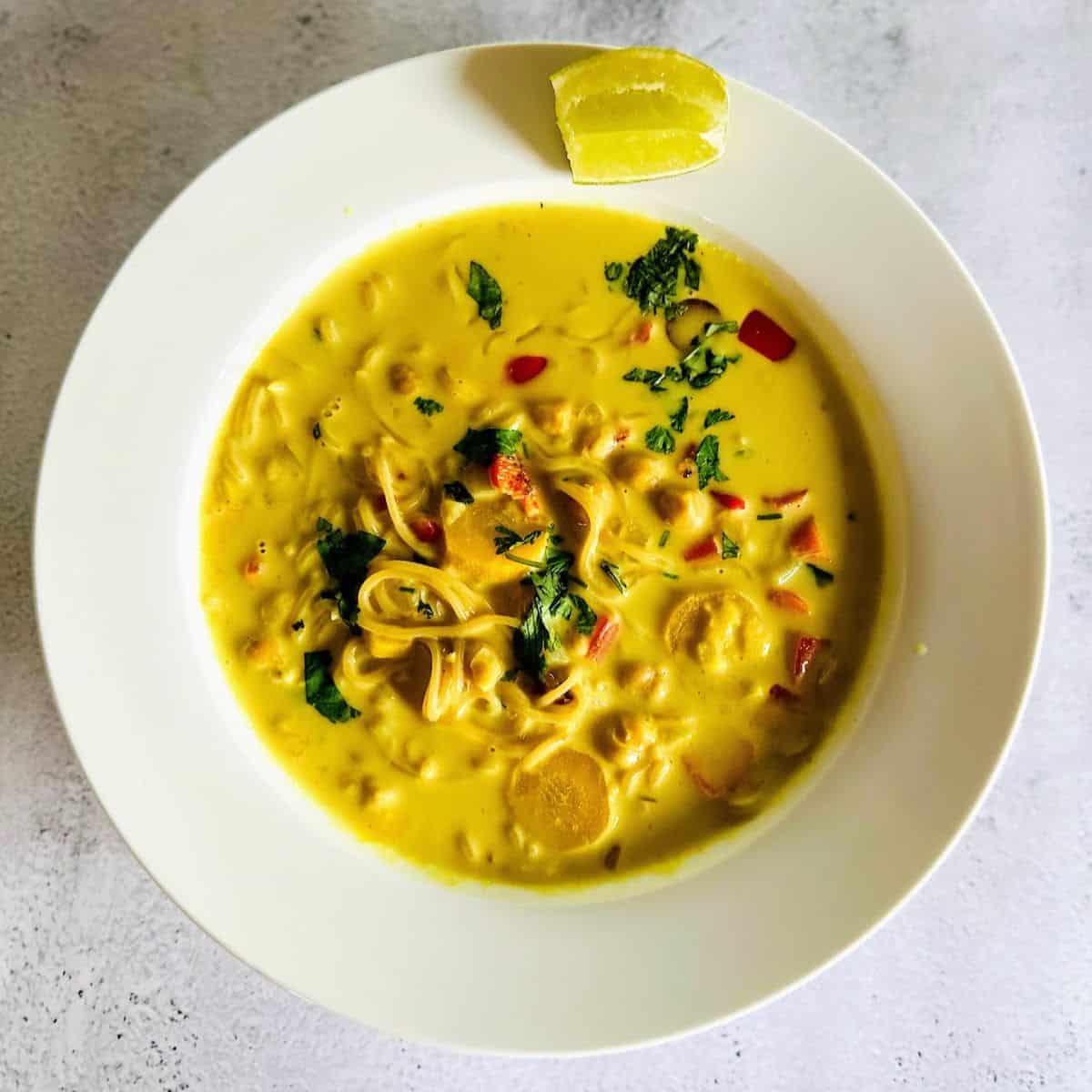 Vegan Ramen Noodle Soup