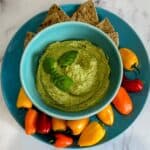 Basil hummus recipe