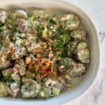 vegan tzatziki potato salad